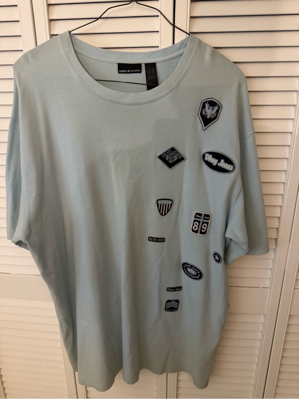 DKNY Jeans Light Blue Crewneck Sweatshirt